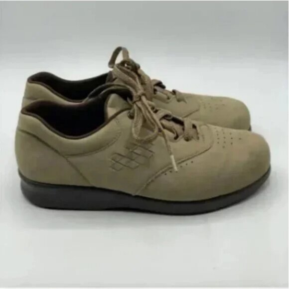 SAS Free Time Suede Leather Comfort Walking Shoes Size 6.5 - Picture 2 of 7